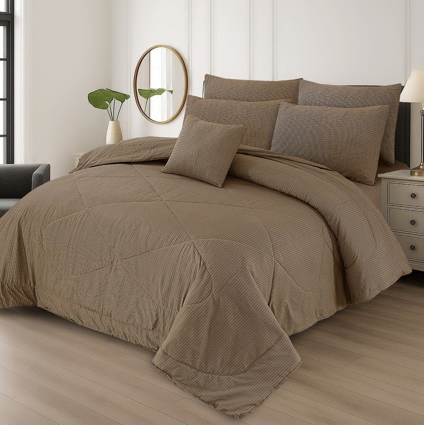 7 pcs Comforter Set Design MZk-308