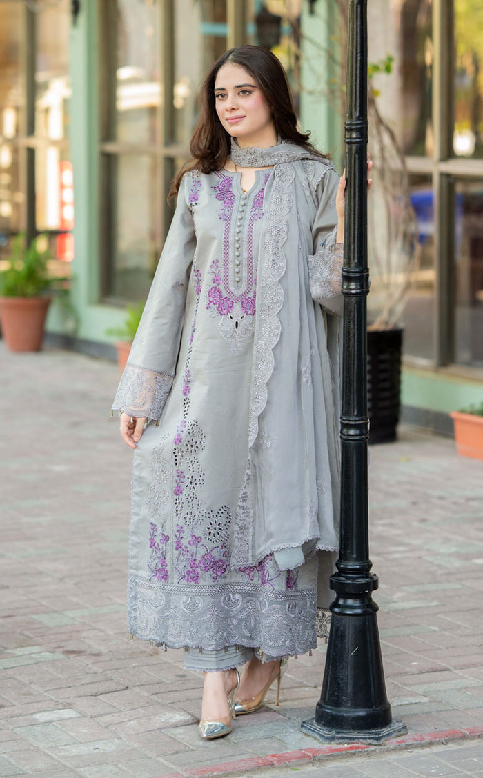Mushaq brand UNSTITCHED LAWN 3PC