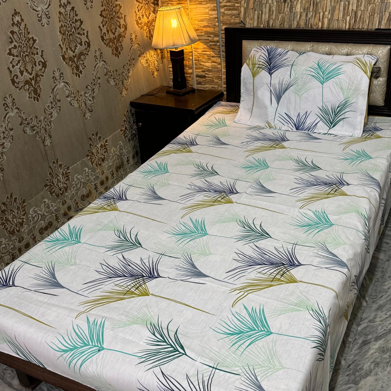 Single bedsheets export cotton