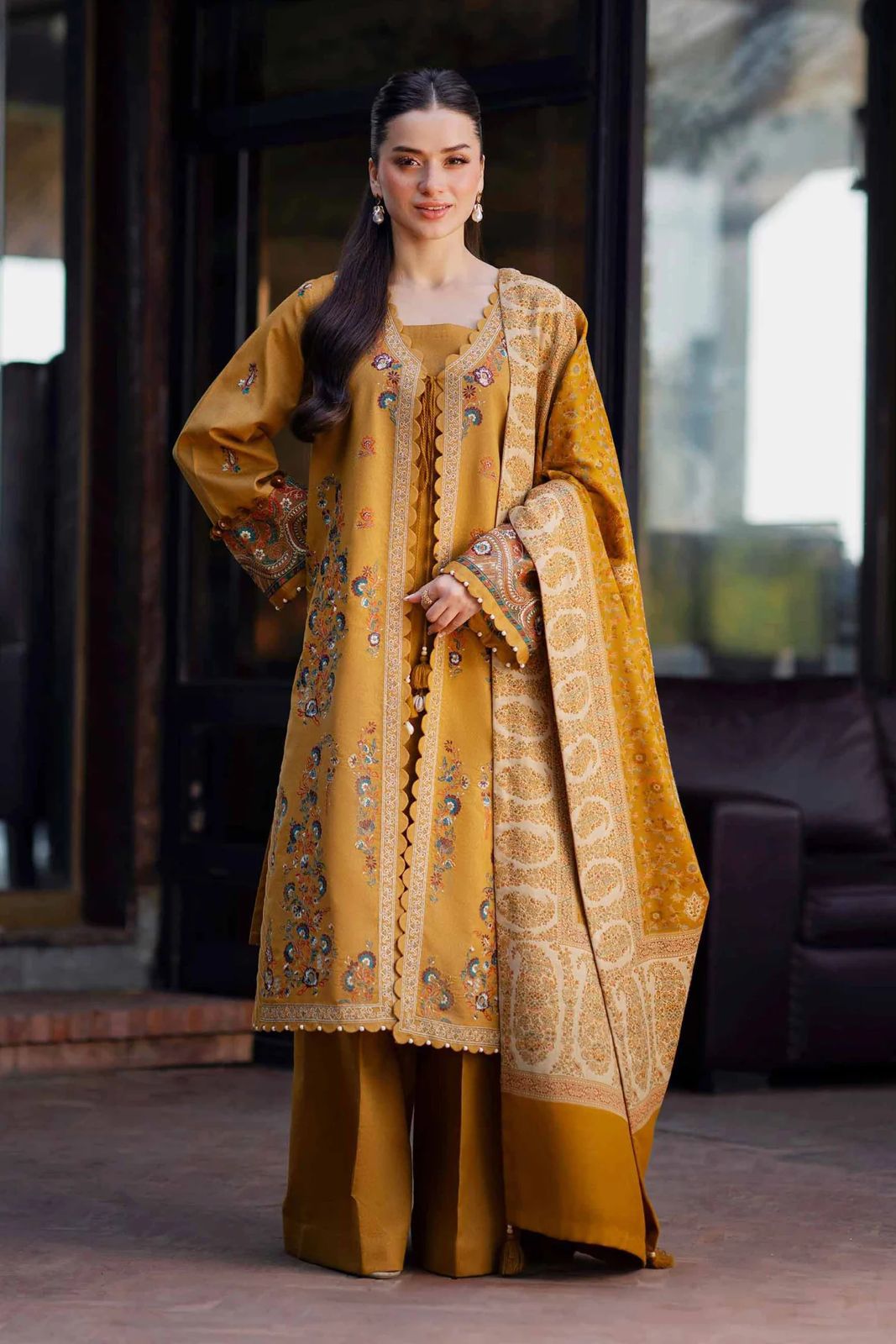 WINTER UNSTICHED DHANAK 3 PC