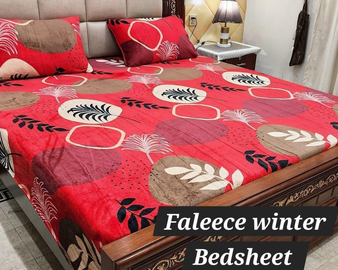 3PCS FLEES BEDSHEET (big box) DZN 8818