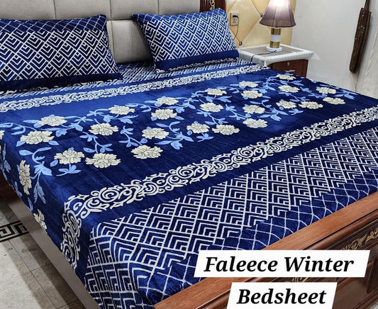 3PCS Flees Bedsheet Design 8842