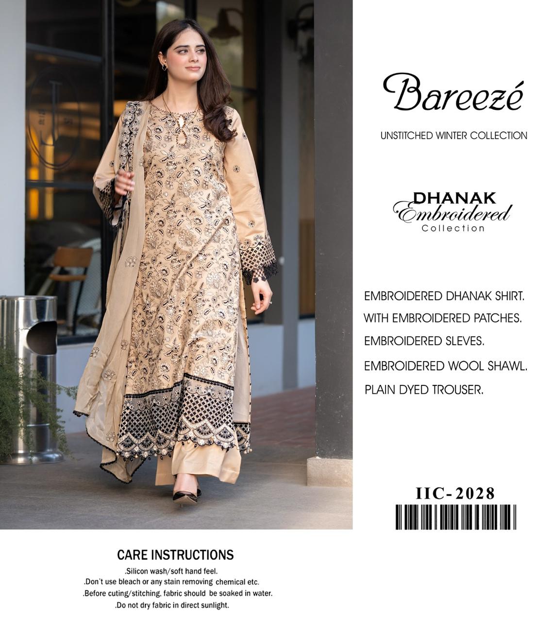 WINTER UNSTICHED DHANAK 3 PC