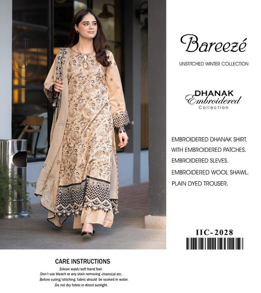 WINTER UNSTICHED DHANAK 3 PC