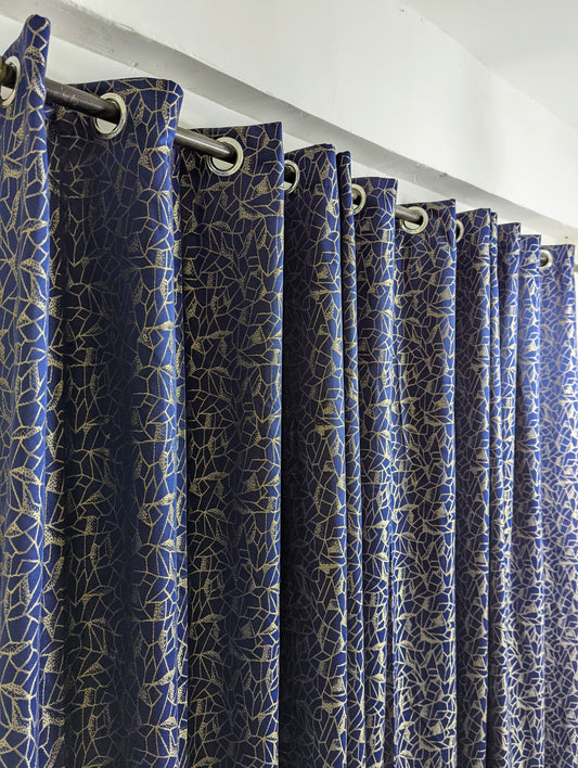 ✨ Velvet Curtain – Laser Design ✨(Ultra Soft)