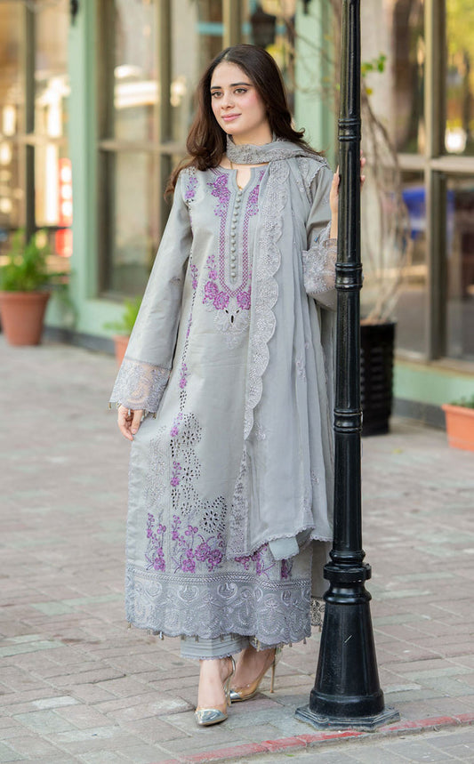 Mushaq brand UNSTITCHED LAWN 3PC