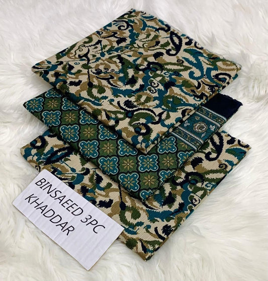 Bin saeed 3 piece khaddar