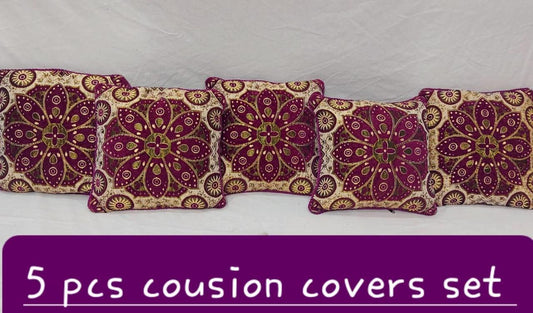 Cussion cover 5 piece