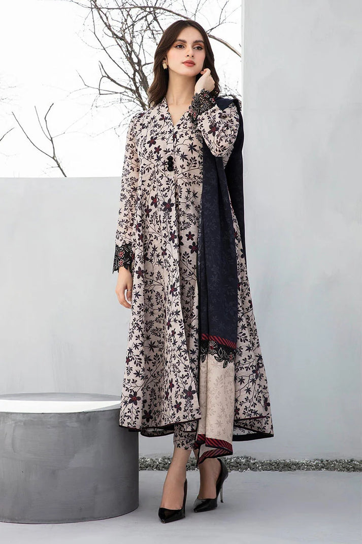 Baroque D-800 Printed three piece