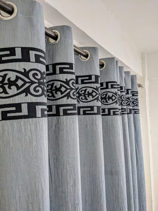 ✨ Velvet Curtain – Laser Design ✨(Ultra Soft)