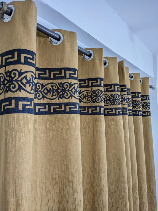 ✨ Velvet Curtain – Laser Design ✨(Ultra Soft)
