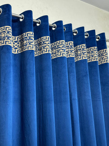 (Copy) ✨ Velvet Curtain – Laser Design ✨(Ultra Soft)