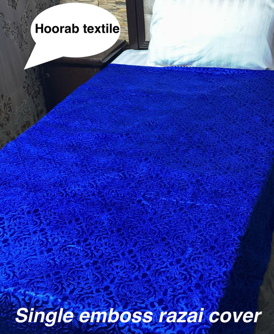Single embose velvet