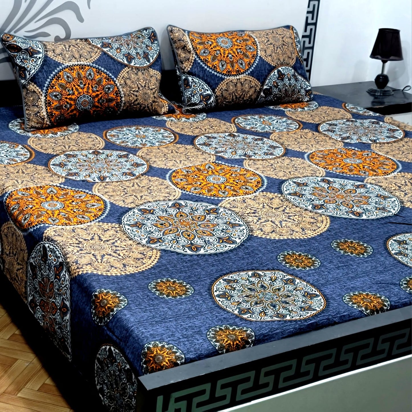 Crystal cotton bedsheet