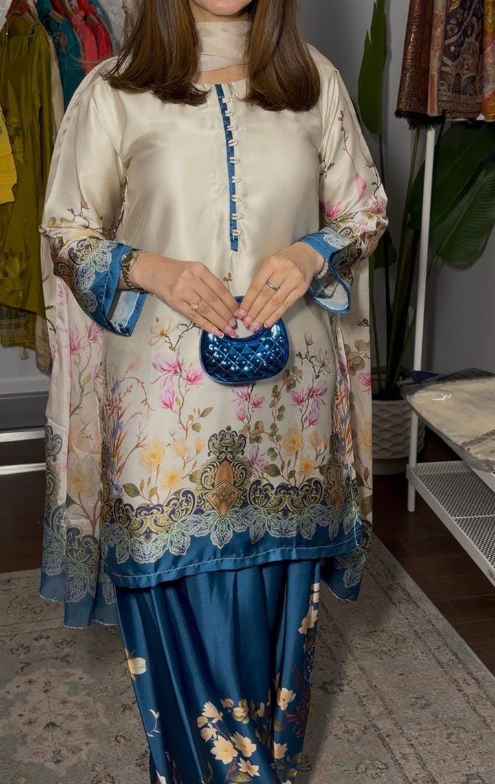 Silk printed lawn collection