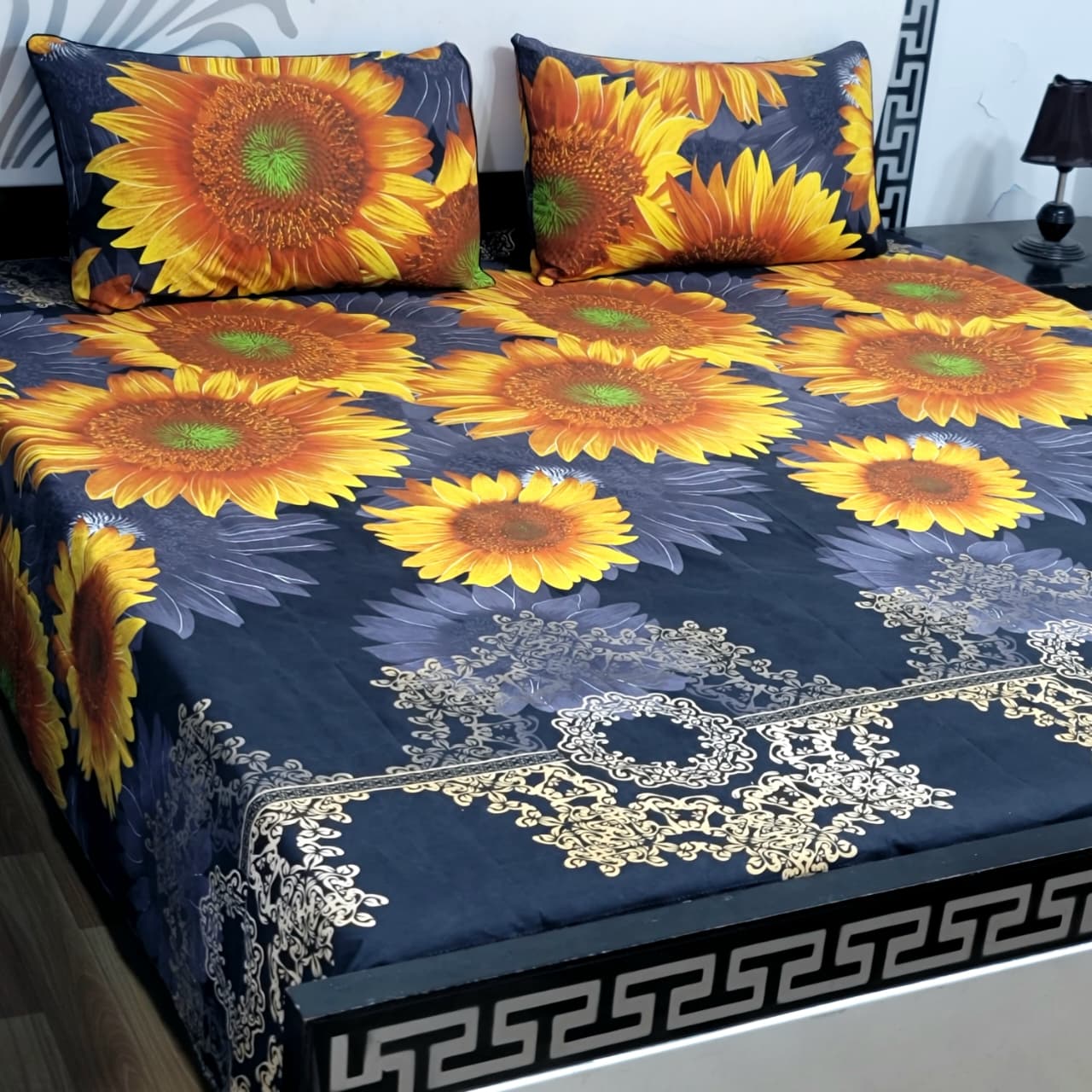 Crystal cotton bedsheet